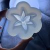 Flower Resin Casting Mold with Petal Detail, Flexible Silicone Mold for Pendants, Keychain Charms, Wax Plaster and Soft Clay Craft Projects