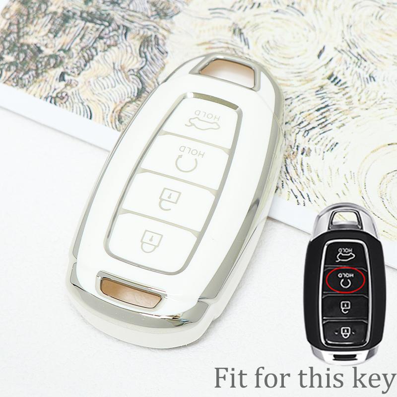 3 4 5 Button Car Key Fob Case Key Fob Cover For Hyundai I30 Ix35 Kona Encino Solaris Azera Grandeur Ig Accent Santa Fe Palisade