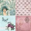 12 Sheets Double-Sided Decorative Paper for DIY Journal Stickers - Plant & Flower Patterns, Foldable