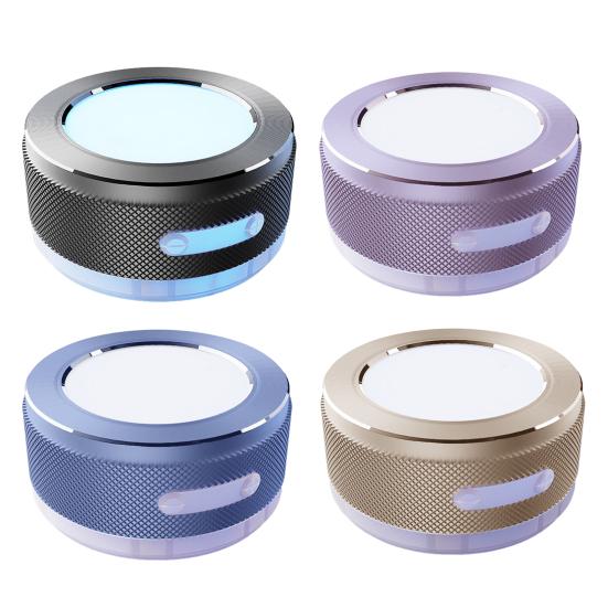 Bone Conduction Bluetooth-compatible Speaker with RGB Light USB Rechargeable Stereo Sound Mini Surface Adsorption Wireless Speaker