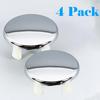 4 Pieces Bathroom Basin Sink Overflow Cover Rings Sink Overflow Ring Hole Round Basin Trim Drain Cap Cover for Kitchen Bathroom