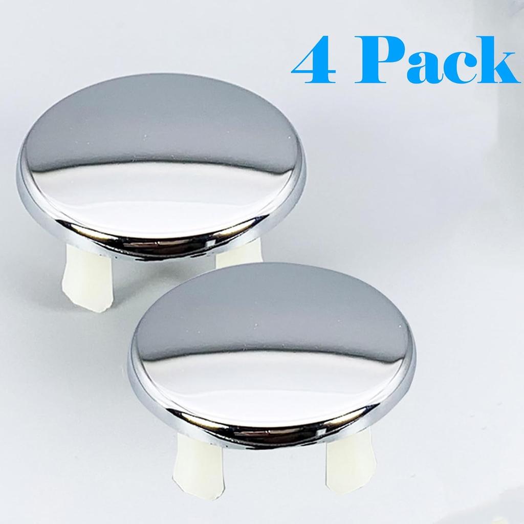 4 Pieces Bathroom Basin Sink Overflow Cover Rings Sink Overflow Ring Hole Round Basin Trim Drain Cap Cover for Kitchen Bathroom