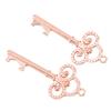 Wedding Pendant Skeleton Keys Opener Guest Wedding Gifts And Party Gifts 20pcs(Rose Gold)