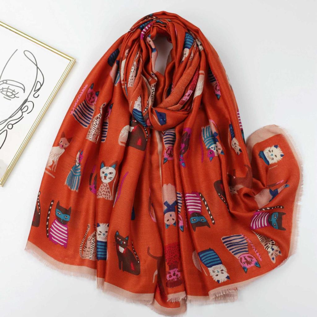 2024 Wiosna i Jesień Zima Nowy Bawełna I Konopie Długi Cienki Szalik Podróż Uniwersalny Krem Przeciwsłoneczny Ciepły Szal Dla Kobiet