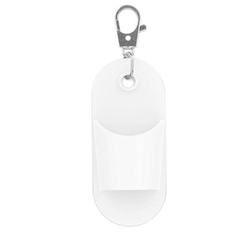 

Glasses Clip Keychain Convenient Silicone Keychain Portable Keychain Lightweight For Parties Student Office Beige белый