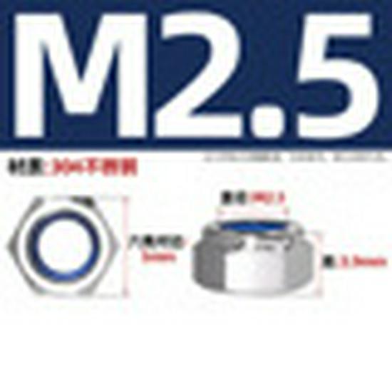 304 Stainless Steel Nylon-Insert Lock Nut DIN985