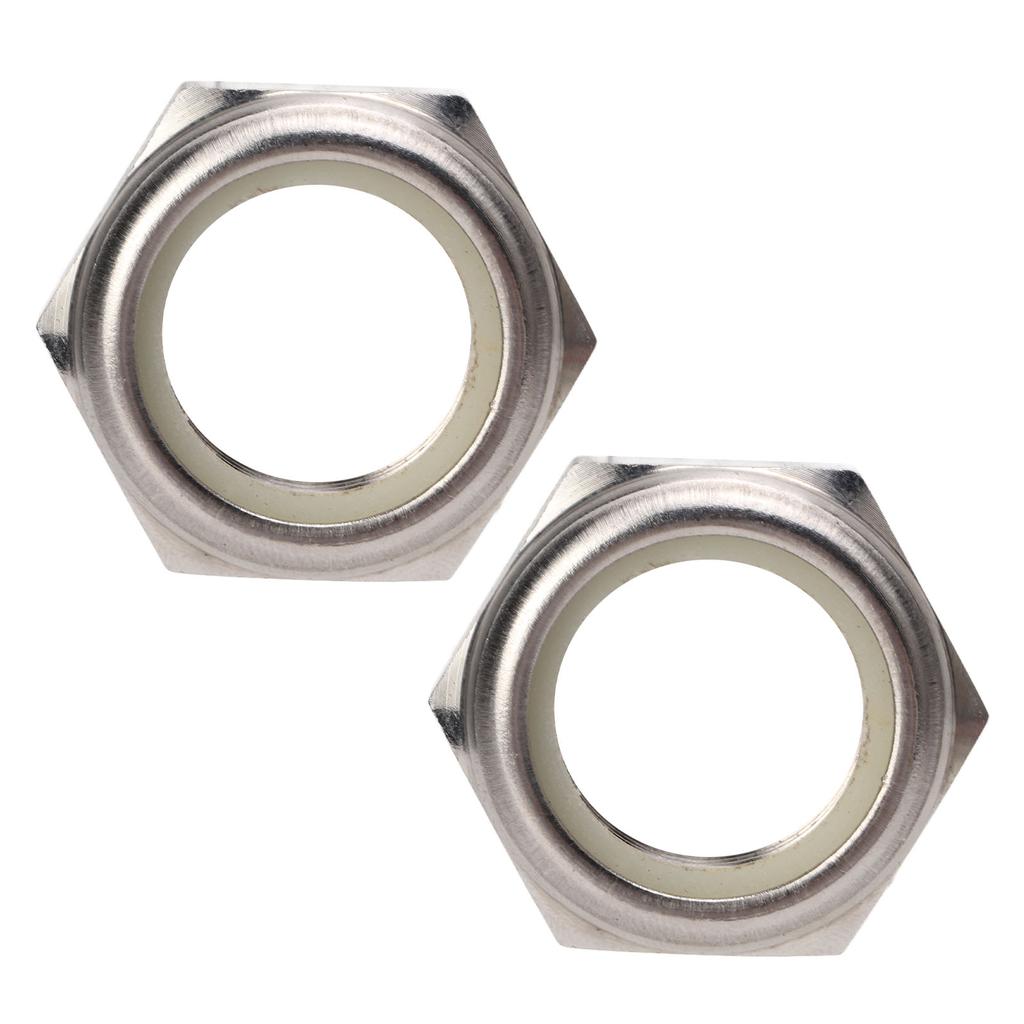 2 Stück Edelstahl Selbstsichernde Mutter 90185?22043 Ersatz für Außenbordmotor