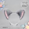 Bandeau Oreilles de Chat Lolita Peluche Fait Main Pince à Cheveux Renard Accessoire Animal Kawaii Femmes Filles