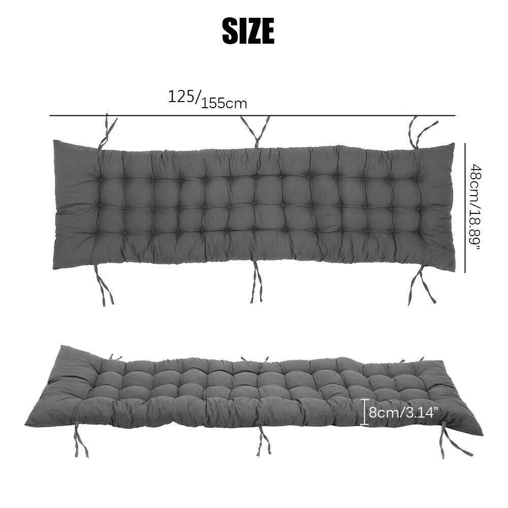 Bench Sofa Accessory Pearl Cotton Polyester Seat Pads Recliner Cushion Bench Cushion Home Decor