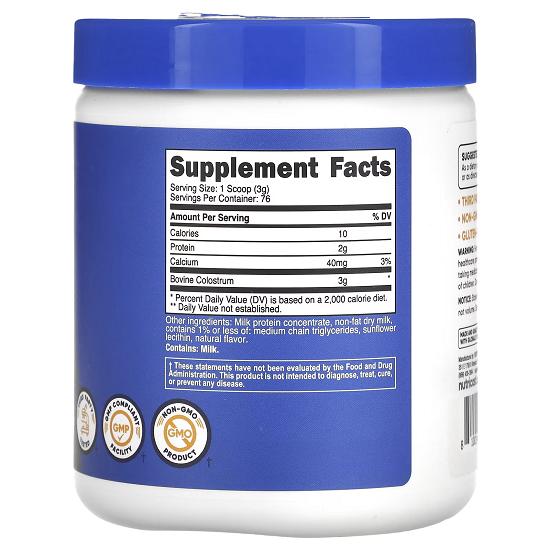 Colostrum, Unflavored, 8 Oz (227 G)
