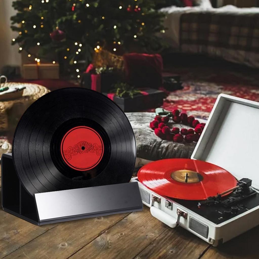 Vinyls Record Storage Bracket Vinyls Record Holder Vinyls Record Desktop Display Stand Acrylic Record Rack for Home