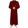 Robe Uomo Roba da Chiesa Coro Ministro Clero Pulpito Liturgico Uomini Supporto Liturgico Collo Alto Monopetto Ministro Coro