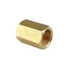 Hex Shape Brass Pipe Fitting BSP Female Thread Hose Adapter Durable Hex Coupling Connector