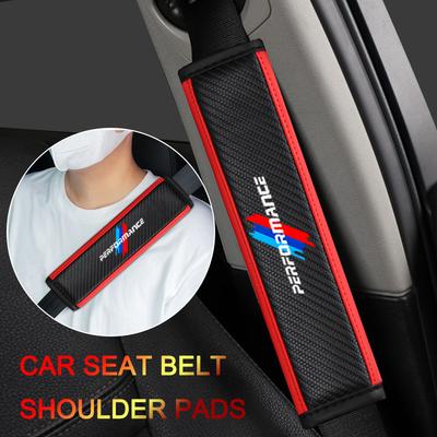Car Safety Shoulder Cover Seat Belt Pads For Performance E46 E39 E36 E60 E90 E87 E53 F15 F16 F10 F20 F30 M Sport M3 M5