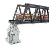 Viaduct Bridge Train Track DlY City Model Set Railway Tracks Compatible Car Parts Construction Building Blocks Kid Toys