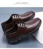 New British Style Fashionable Versatile Business Casual Shoes with Soft Soles for Work and Office Men's Formal Leather Shoes