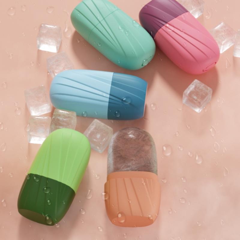 Reusable Ice Roller Ice Cube Silicone Mold Ice Ball Facial Beauty Skin Care Massager