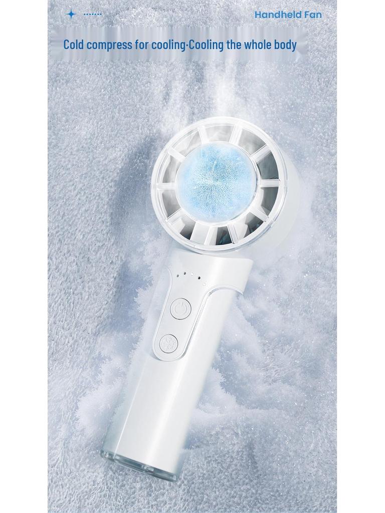 Portable Mini USB Handheld Strong Wind Transparent Fan