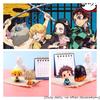 Complete 4-piece Handcrafted Pvc Figurine Set For Demon Slayer Fans