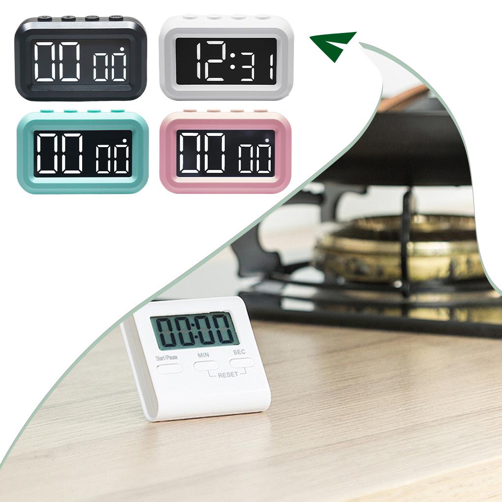 Digital Alarm Clock With Easy-to-Read Display And Silent Led Digital Alarm Clock Clocks