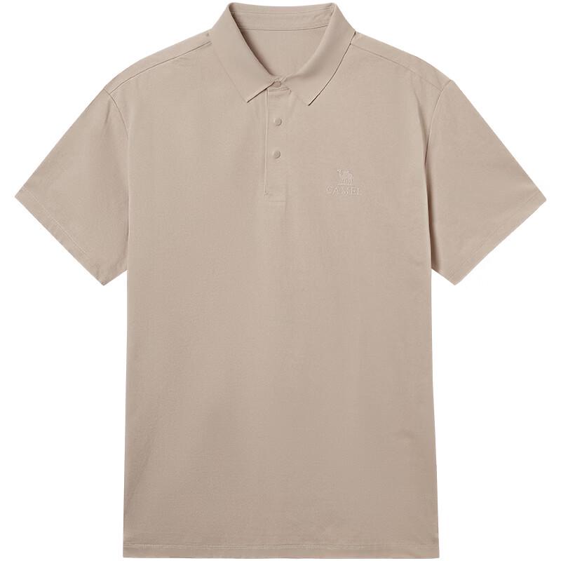 Camel Quick-Dry Short Sleeve Polo Shirt
