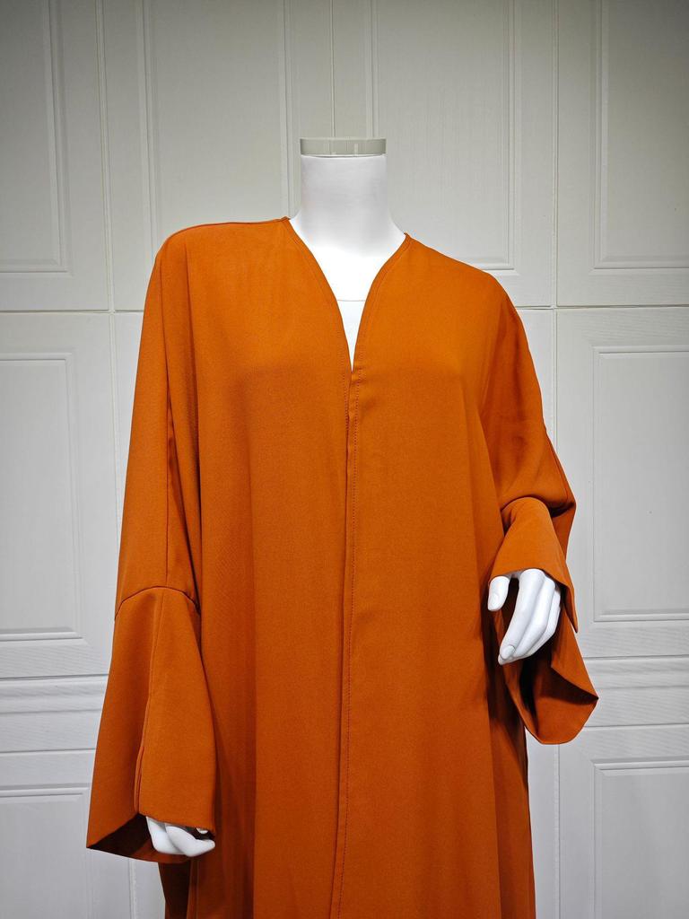 MQ174 Women's Muslim Arab Abaya Cardigan Robe 2025, Middle Eastern Cross-border Outerwear.
