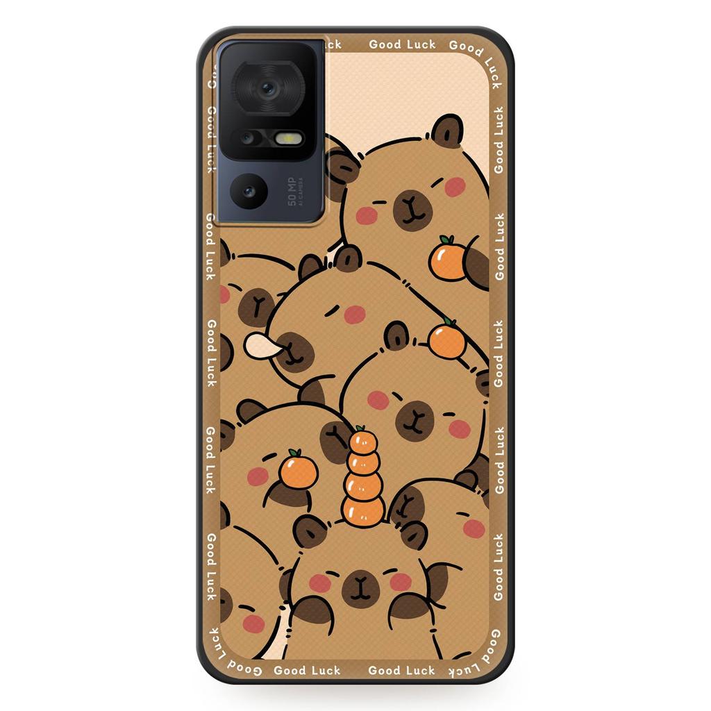 Silicone Full Wrap Phone Case For TCL 40SE/T610K Soft Case Anti-dust Anti-knock Shockproof Back Cover Cute Waterproof