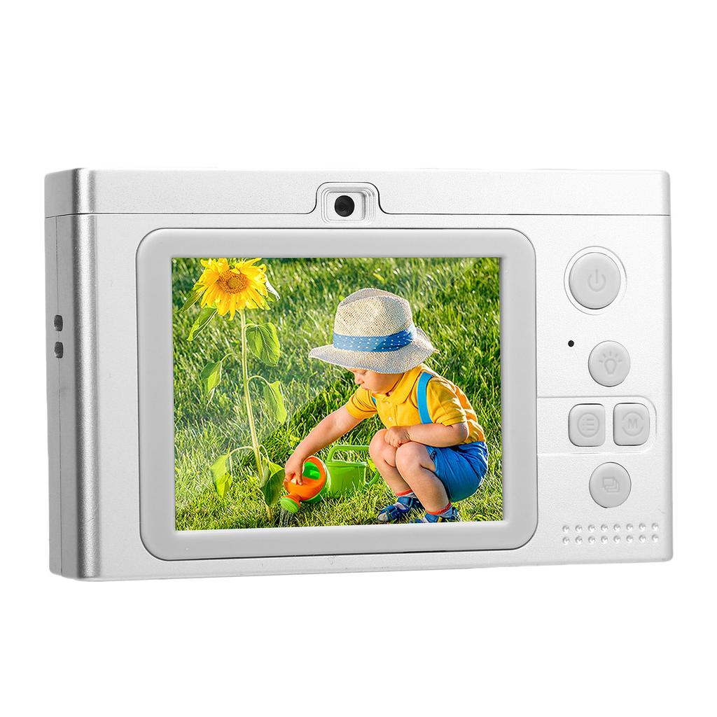Digital Camera Auto Focus Compact Small Camera with Front Rear Dual Cameras 8x Digital Zoom 2.4