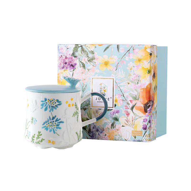JOYYE Dream Flower Underglaze Hand-painted Ceramic Mug