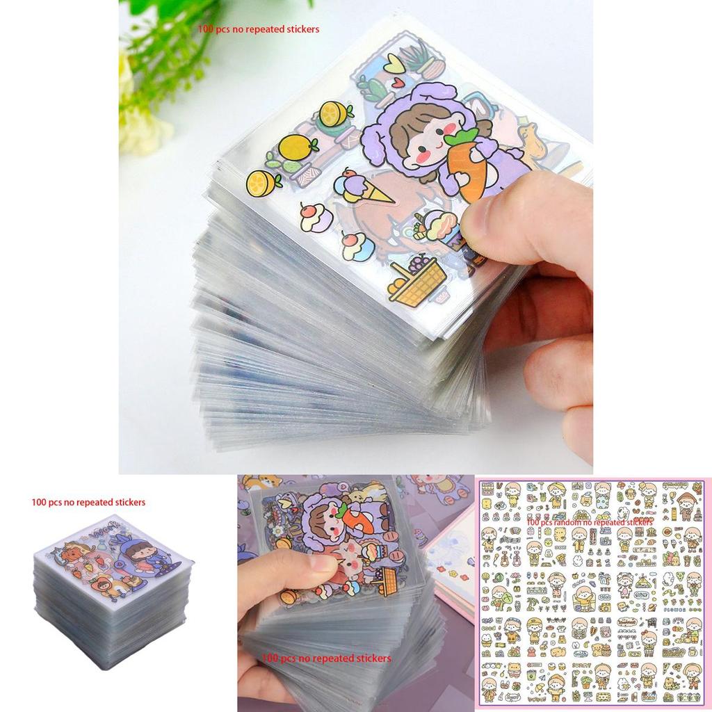 Cute Cartoon Waterproof Pet Stickers For Notebook And Phone Decoration 20 Unique Designs