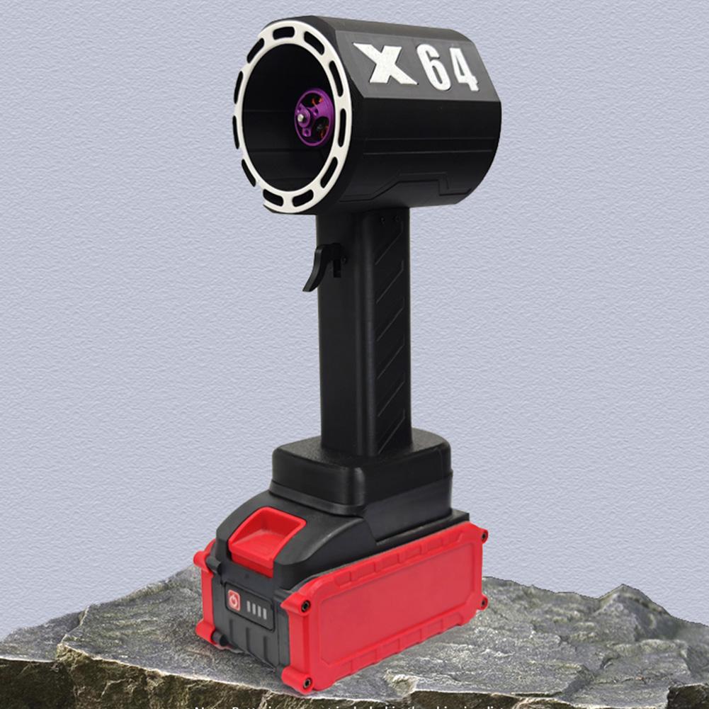 Powerful Turbo Jet Fan Thrust 1.6kg Handheld Duct Fan 64mm Brushless Motor Violent Turbo Fan Car Dry Air Gun