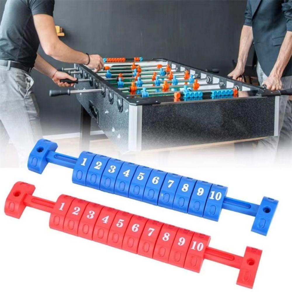 

2pcs Lightweight Foosball Counter Universal Scoreboard Score Keepers Sports Accessories чорний/червоний