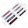 3D ABS Car Styling AWD Emblem Car Rear Trunk Tailgate XKHFV2 Sticker Door Fender Badge For M3 M5 CX4 CX5 CX8 ATENZA Axela