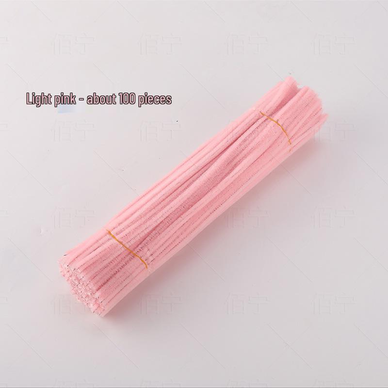 Macaron Color Extra Dense Handmade Flower Pipe Cleaners