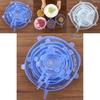 Premium Reusable Silicone Food Pot Lid Bowl Covers Set For Freshly Stored Food