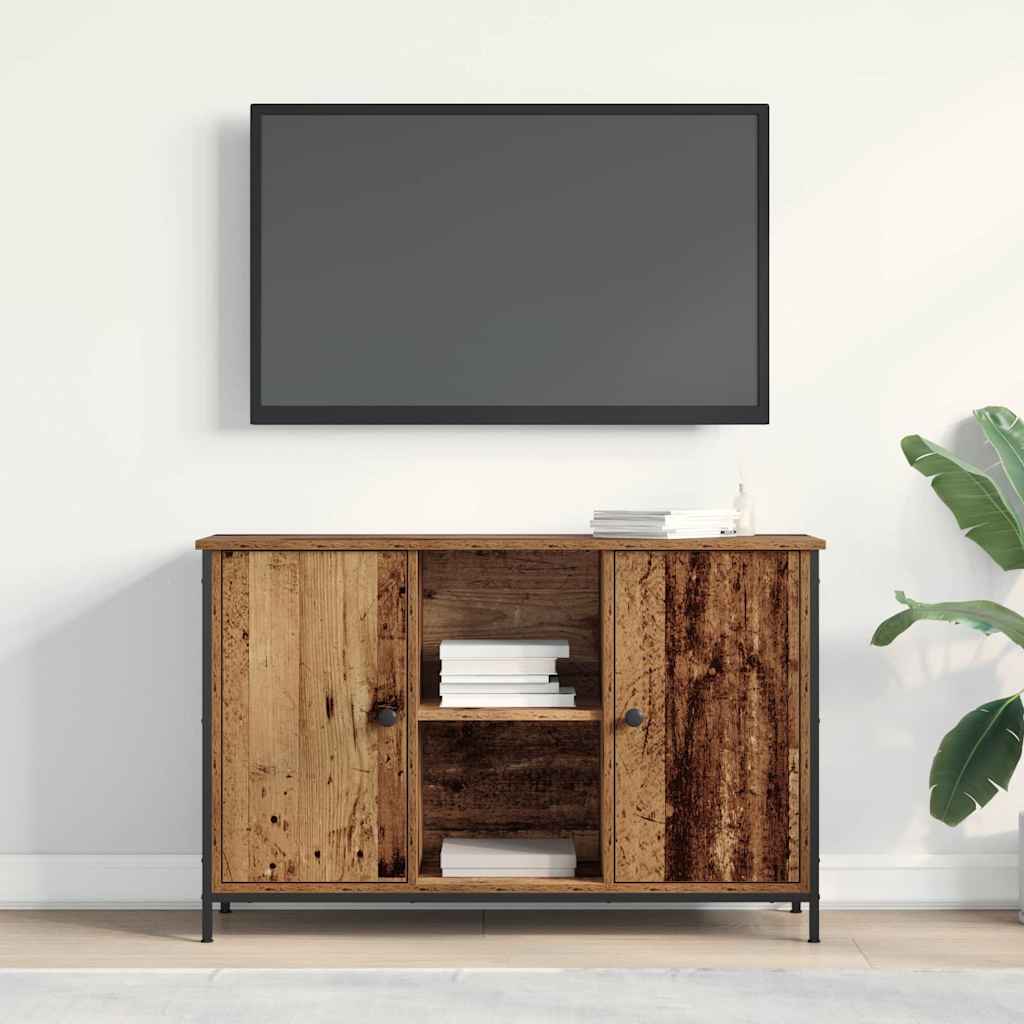 Vintage Wood TV Cabinet Set 101 x 35 x 65 cm Engineered Wood