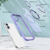 For iPhone 17 Case Compatible with MagSafe TPU + Acrylic Kickstand Phone Cover