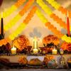 Multicultural Marigold Garland for Indian Weddings, Diwali, Ramadan, Day of the Dead, and Mexican Celebrations