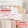 JINGRUIXIANG 42cm Flocked Non-Slip Adult Hangers