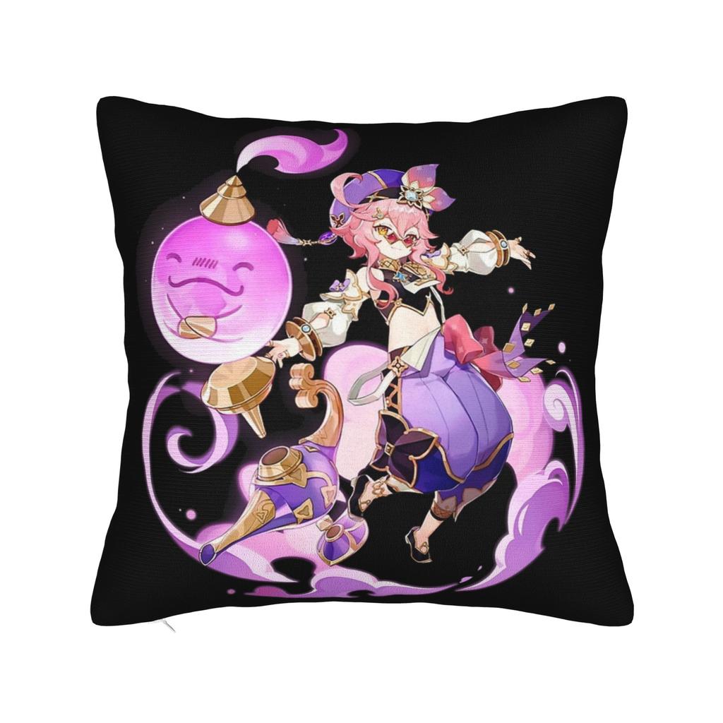 Genshin Impact Collei Wish Gacha Pillowcase Printing Polyester Cushion Cover Decorative Splash Art Throw Pillow Case Cover Home