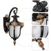 KAWELL Entryway Light, Outdoor Porch Light, Gatepost Light, Wall Mounted, Weatherproof, Retro, Industrial, Antique Style, Stylish American Mailbox Sha