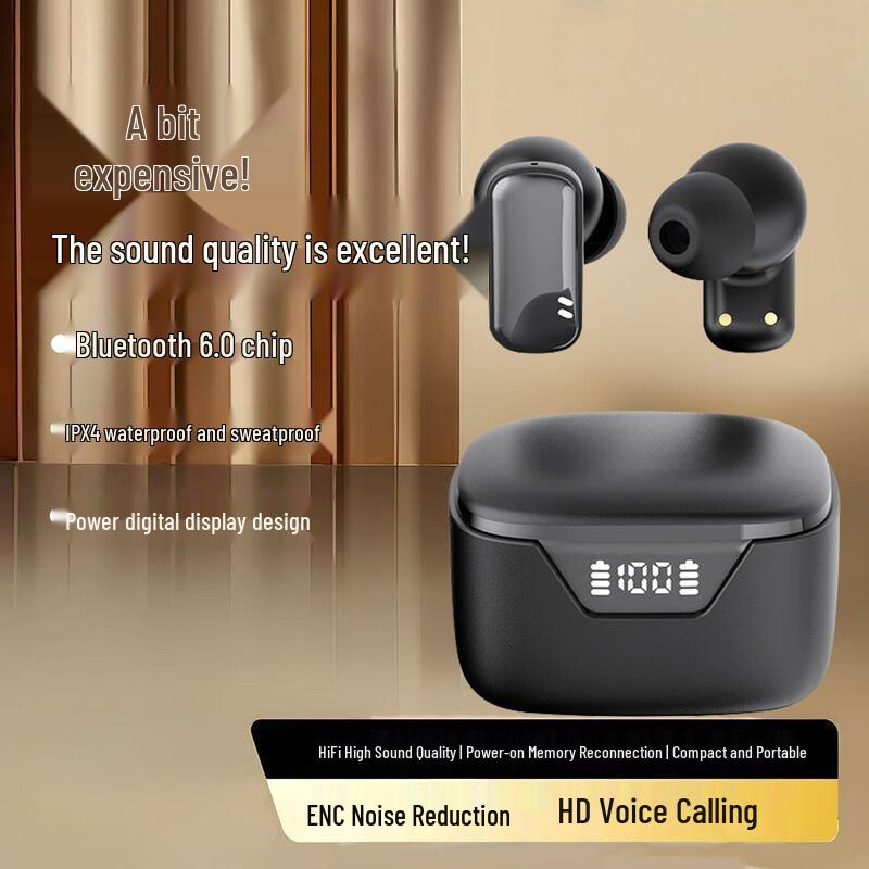 Q92 True Wireless Bluetooth Earbuds with Smart Call, Noise Cancelling, and Long Battery Life