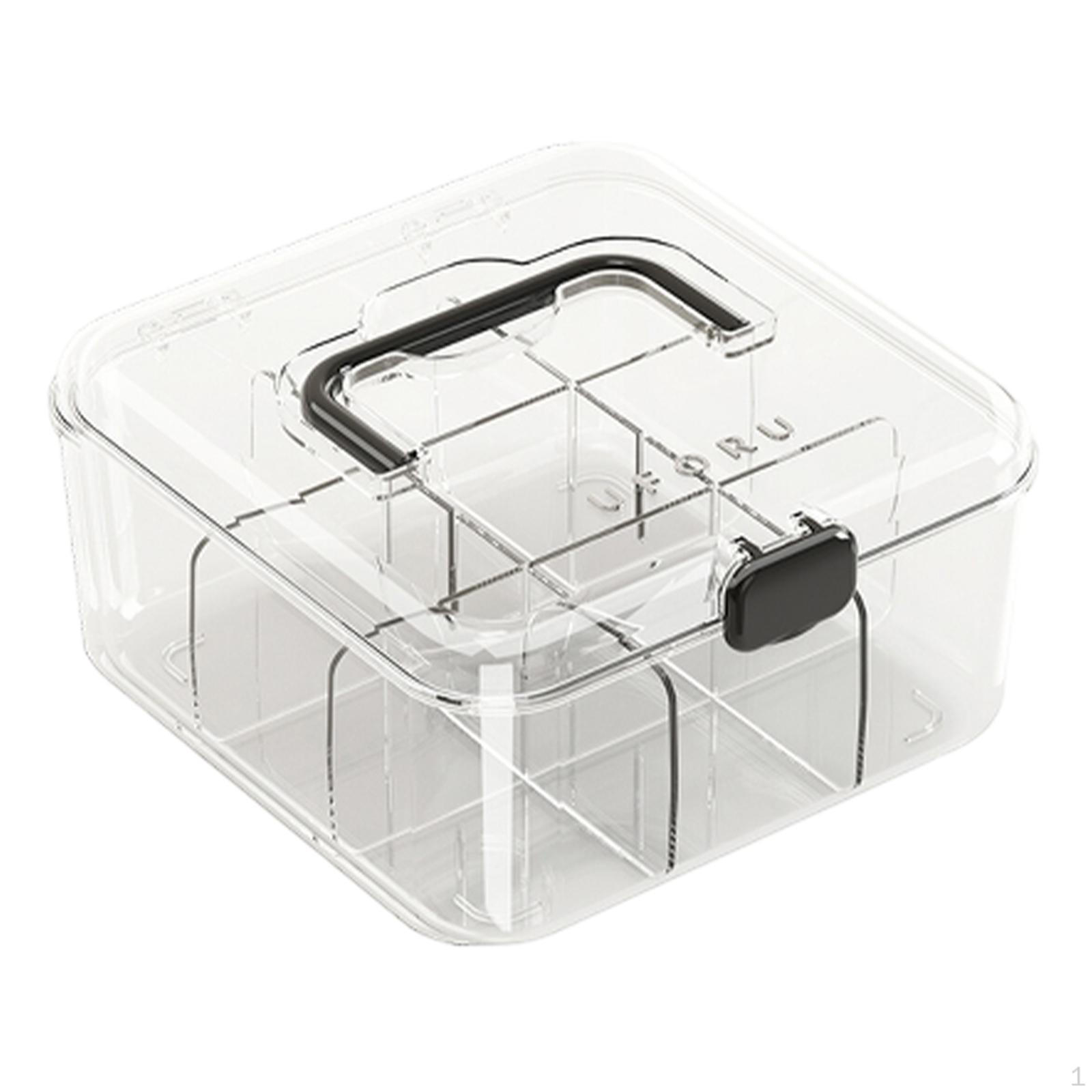 

Коробка для хранения торговых карт Кейс Пылезащитный Портативный Ручка Многоцелевой с Разделителями Держатель для black handle