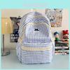 Nylon Student Backpack With Lace And Bow Decorations For Middle School Girls And Boys