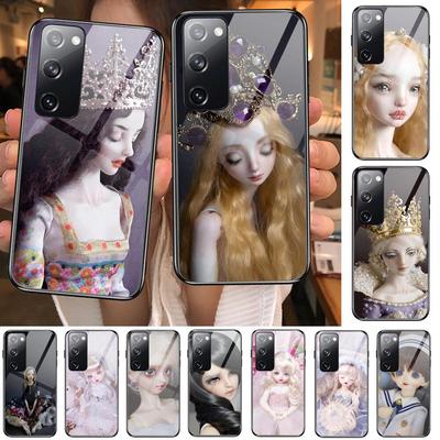 Krajews Poupées Effrayantes coque Coque en Verre Trempé Étui de Téléphone Pour SamSung Galaxy S8 S9 S10E S20 S21 S5 S30 Plus S20 fe 5G Lite Ultr