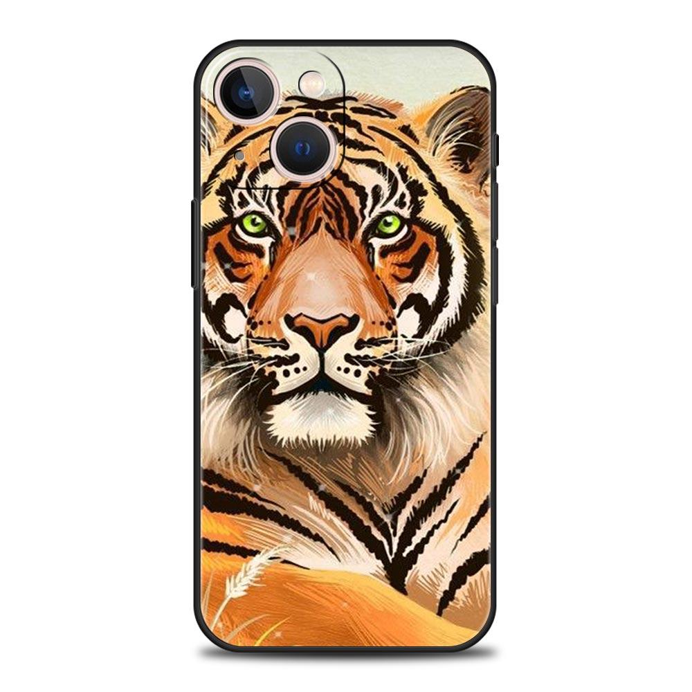 Tiger Löwe Leopard Handyhülle für iPhone Samsung Galaxy Redmi Xiaomi Oppo OnePlus Note SA 7 8 9 10 11 12 13 14 20 21 22 23 53 54 Pro Max Plus Ultra