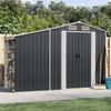 VidaXL Garden Shed, Tool Shed with Handles, Tool Shed with Roof, Terrace Storage Shed, Anthracite 364518