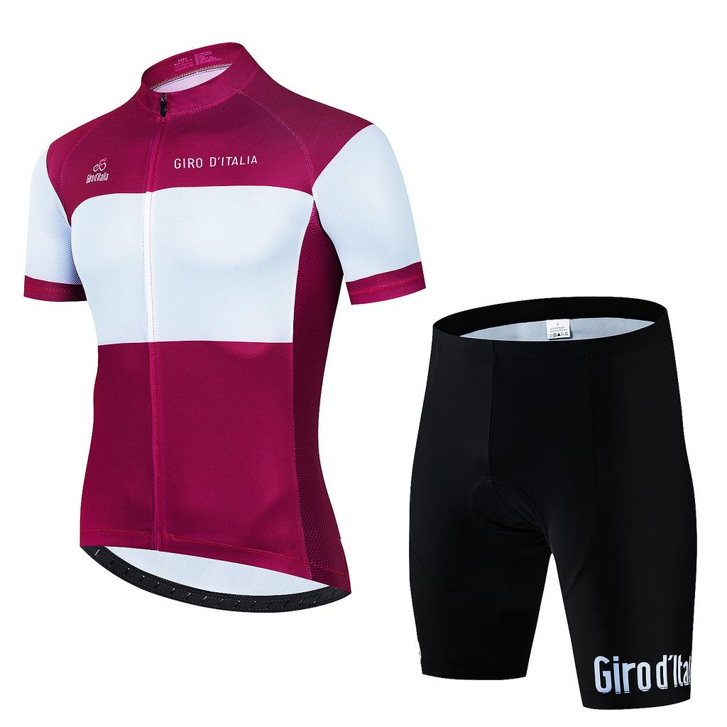 Cycling Jersey Set New Cycling Suit Short Sleeve Suit Men's Mountain Bike Pants