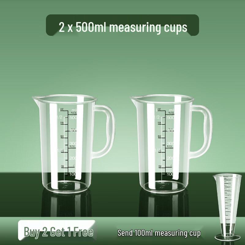 ZISIZ PC Acrylic Graduated Measuring Cup