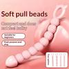 Beads Soft Anal Plug Anus Toys Big Balls Silicone G-Spot Stimulating Butt Plugs Adult Sex Couple Sexy
